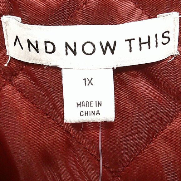 NWT | And Now This - Macys| Bomber Jacket Full Zip| Plus Size 1 X - Picture 5 of 11